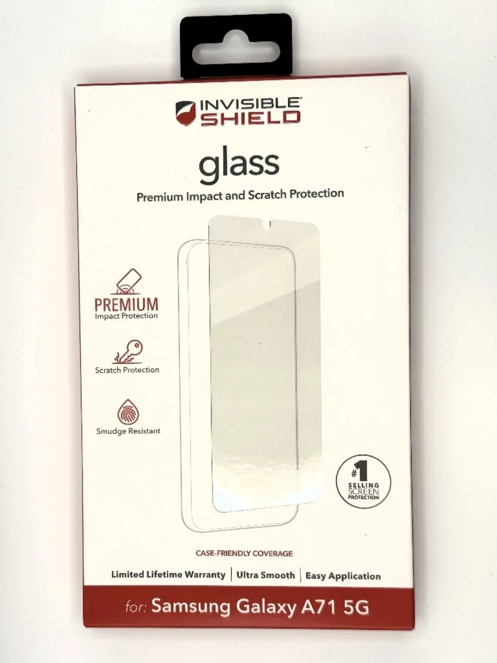 Invisible Shield glass screen protector for Samsung Galaxy A71 Ultra Smooth